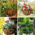 Modern design durable natural coconut liner wall hanging flower baskets flower pot plant pot